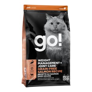 Go! Solutions Weight Management + Joint Care Grain-Free Dry Cat Food, Salmon