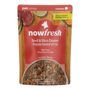 Now Fresh Ground Beef & Rice Dinner Wet Dog Food, 2.8 oz (Case of 24)
