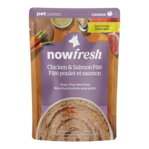 Now Fresh Grain-Free Senior Chicken & Salmon Pâté Wet Dog Food, 2.8 oz, 24 Pack