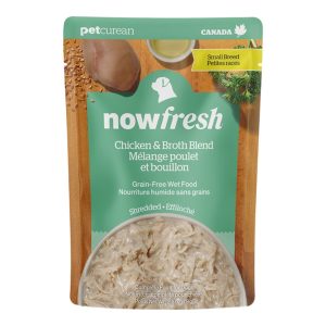 Now Fresh Grain-Free Small Breed Shredded Chicken + Broth 2.8 oz, 24 Pack