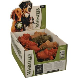 WHIMZEES Alligator, Large Natural Dental Dog Chews, 30 Count