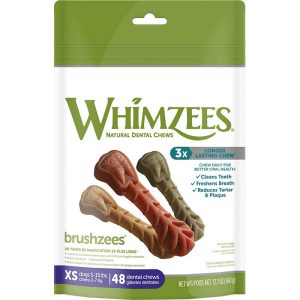 WHIMZEES Toothbrush Star, X-Small Dental Chews, 12.7 oz