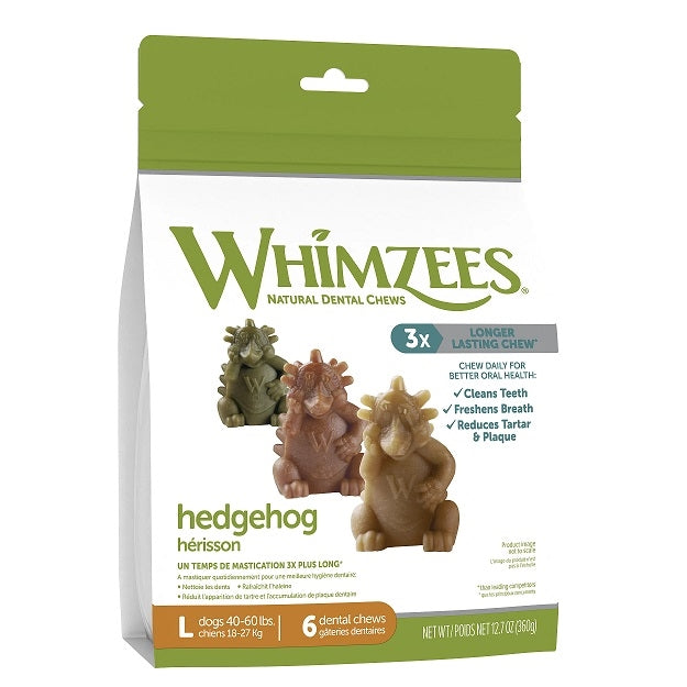 WHIMZEES Hedgehog, Large Dental Chews, 12.7 oz
