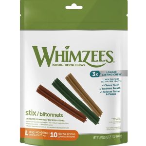 WHIMZEES Stix, Large Dental Chews, 14.8 oz