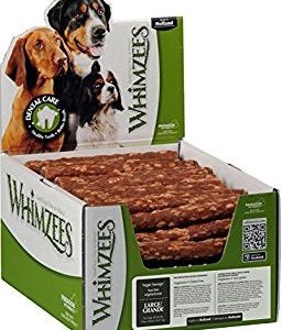 WHIMZEES Veggie Sausage Bulk Box, Large Dental Chews, 50 Count