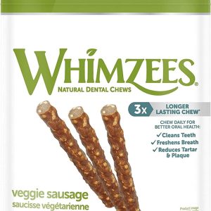 WHIMZEES Veggie Sausage, Small Dental Chews, 14.8 oz