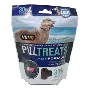 VetIQ PillTreatS ADVFormula Soft Dog Chews Chicken Flavor 30ct