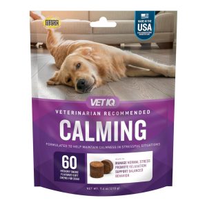 VetIQ Calming Soft Dog Chews Hickory Smoke Flavor 60ct
