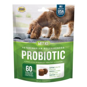 VetIQ Probiotic Digestive Support Soft Chews, 60 Count