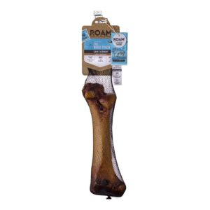 Roam The Boss-Trich Bone Ostrich Dog Chews, 14.1 oz