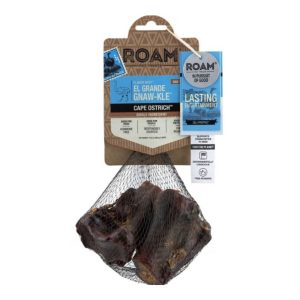 Roam El Grande Gnaw-Kle Ostrich Dog Chews