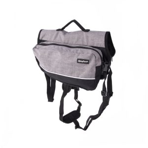 ZippyPaws Dog Backpack, Graphite
