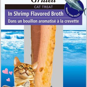 Inaba Grilled Tuna Fillet in Shrimp Flavored Broth, 0.52 oz (Case of 6)