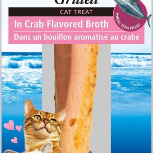 Inaba Grilled Tuna Fillet in Crab Flavored Broth, 0.52 oz (Case of 6)