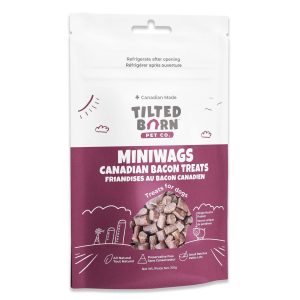 Tilted Barn Miniwags Canadian Bacon Dog Treats, 3.53 oz