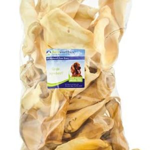 Barkworthies Cow Ears Dog Chews, 50 Pack
