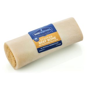 Barkworthies Shin Bone Stuffed with Peanut Butter, 5-6 in Dog Chews, 10 Count