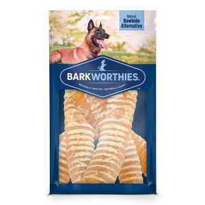 Barkworthies Beef Trachea, 4-8 in Dog Chews