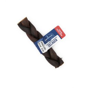 Barkworthies Collagen Beef Stick Braid Dog Chews