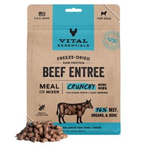 Vital Essentials Freeze-Dried Raw Beef Mini Nibs Dog Food