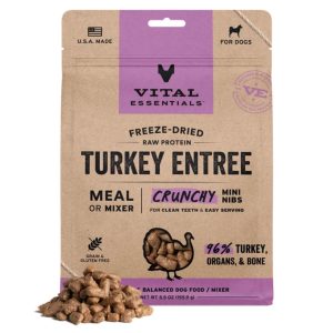 Vital Essentials Freeze-Dried Raw Turkey Mini Nibs Dog Food