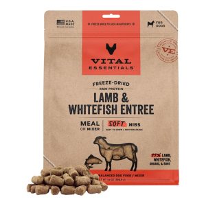 Vital Essentials Freeze-Dried Raw Lamb & Whitefish Soft Nibs Dog Food