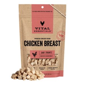 Vital Essentials Freeze-Dried Chicken Breast Treats for Dogs