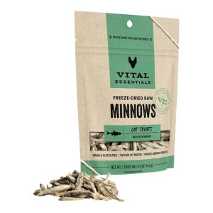 Vital Essentials Freeze-Dried Raw Minnows Cat Treats, 0.5 oz