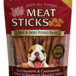 Loving Pets Meat Sticks Sweet Potato & Beef Dog Treats, 5 oz