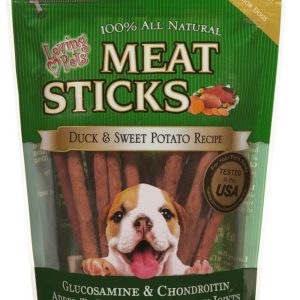 Loving Pets Meat Sticks Sweet Potato & Duck Dog Treats, 6 oz