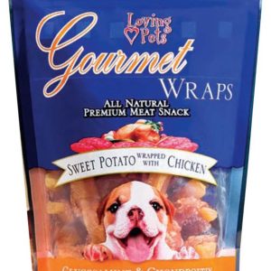 Loving Pets Gourmet Wraps Sweet Potato with Chicken Dog Treats, 8 oz