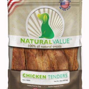 Loving Pets Natural Value Chicken Tenders Dog Treats, 14 oz