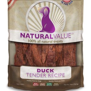 Loving Pets Natural Value Duck Tenders Dog Treats, 14 oz