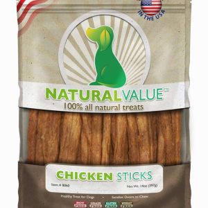 Loving Pets Natural Value Chicken Sticks Dog Treats, 14 oz