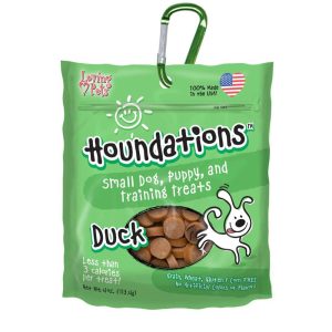 Loving Pets Houndations Soft Chews Duck Dog Treats, 4 oz