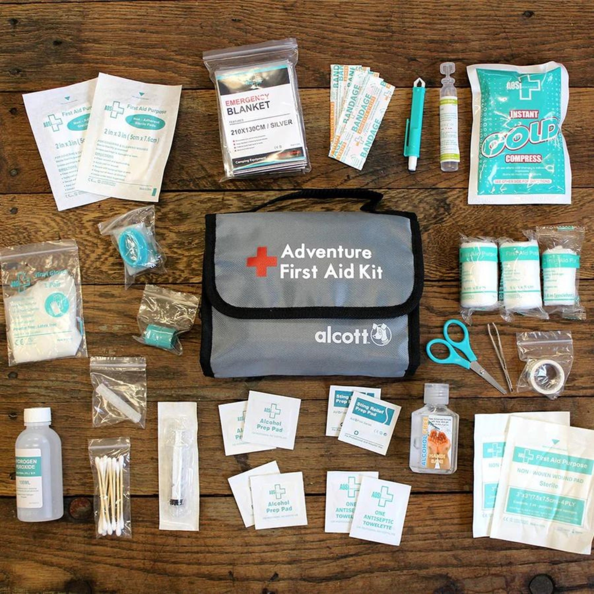 Adventure First Aid Kit Gray 46Pc - Image 2