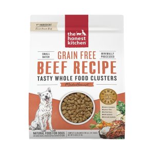 The Honest Kitchen Grain-Free Beef Clusters Dry Dog Food, 5 lb