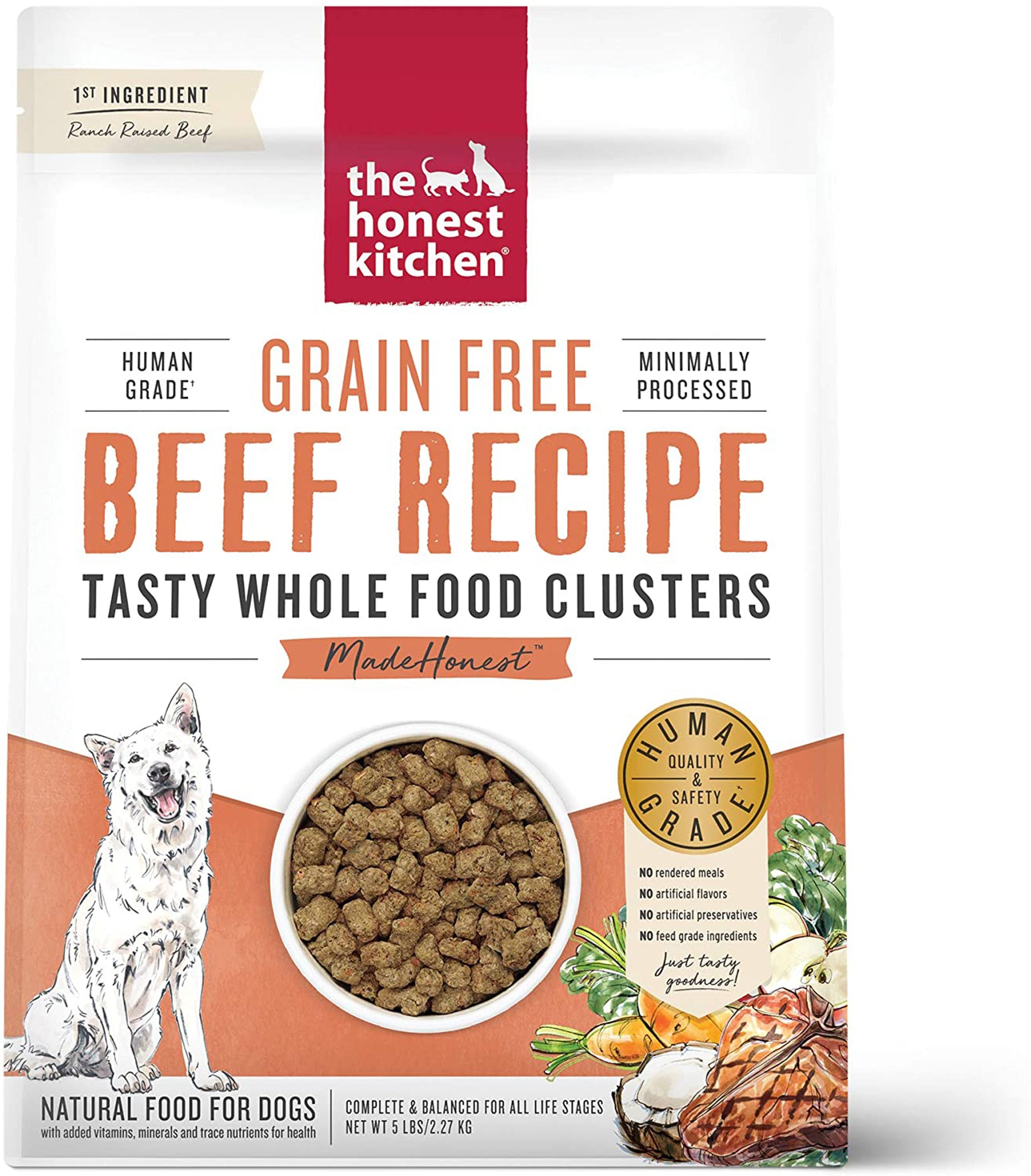 The Honest Kitchen Grain-Free Beef Clusters Trial, 1 lb