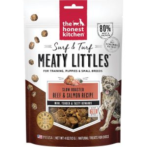 The Honest Kitchen Meaty Lils Beef & Salmon Dog Treats, 4 oz
