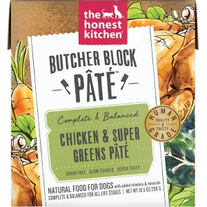 The Honest Kitchen Butcher Block Pâté Chicken & Super Grains, 10.5 oz, 6 Pack