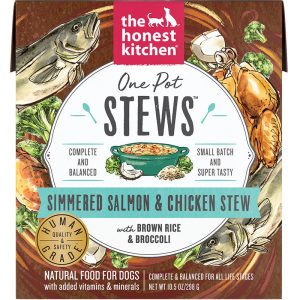 Honest Kitchen One Pot Salmon & Chicken with Brown Rice, 10.5 oz (Case of 6)