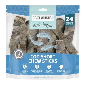 Icelandic+ Cod Skin Chew Stick Dog Treats