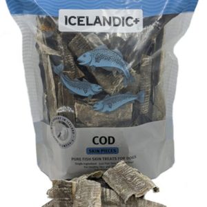 Icelandic+ Cod Skin Pieces Dog Treats, 8 oz