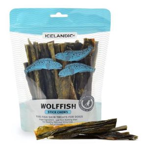 Icelandic+ Wolffish Skin Stick Chews Dog Treats, 4 oz