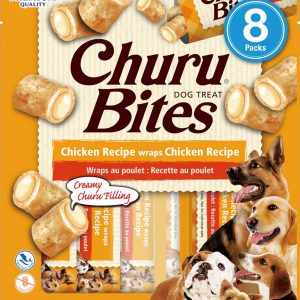 Inaba Churu Bites Chicken Wraps Dog Treats, 6 ct (3.36 oz)