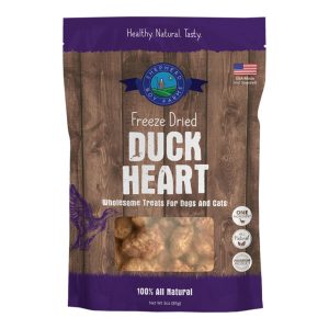 Shepherd Boy Farms Freeze-Dried Duck Heart Treats for Dogs & Cats