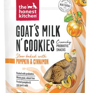 The Honest Kitchen Goat's Milk N' Cookies Pumpkin & Cinnamon Dog Treats, 8 oz