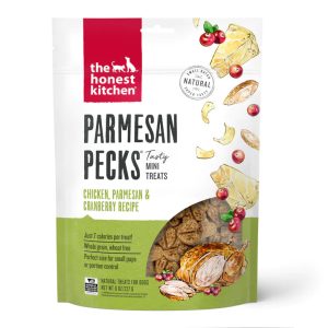 The Honest Kitchen Parmesan Pecks Chicken & Cranberry Dog Treats, 8 oz
