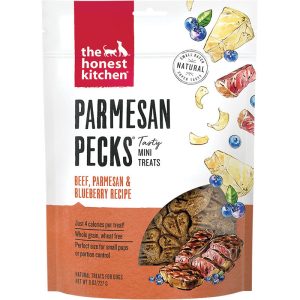 The Honest Kitchen Parmesan Pecks Beef & Blueberry Dog Treats, 8 oz