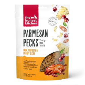 The Honest Kitchen Parmesan Pecks Duck & Cherry Dog Treats, 8 oz